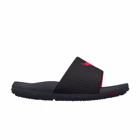 Under Armour Project Rock Slide 'Ultimate Black Stealth Grey'