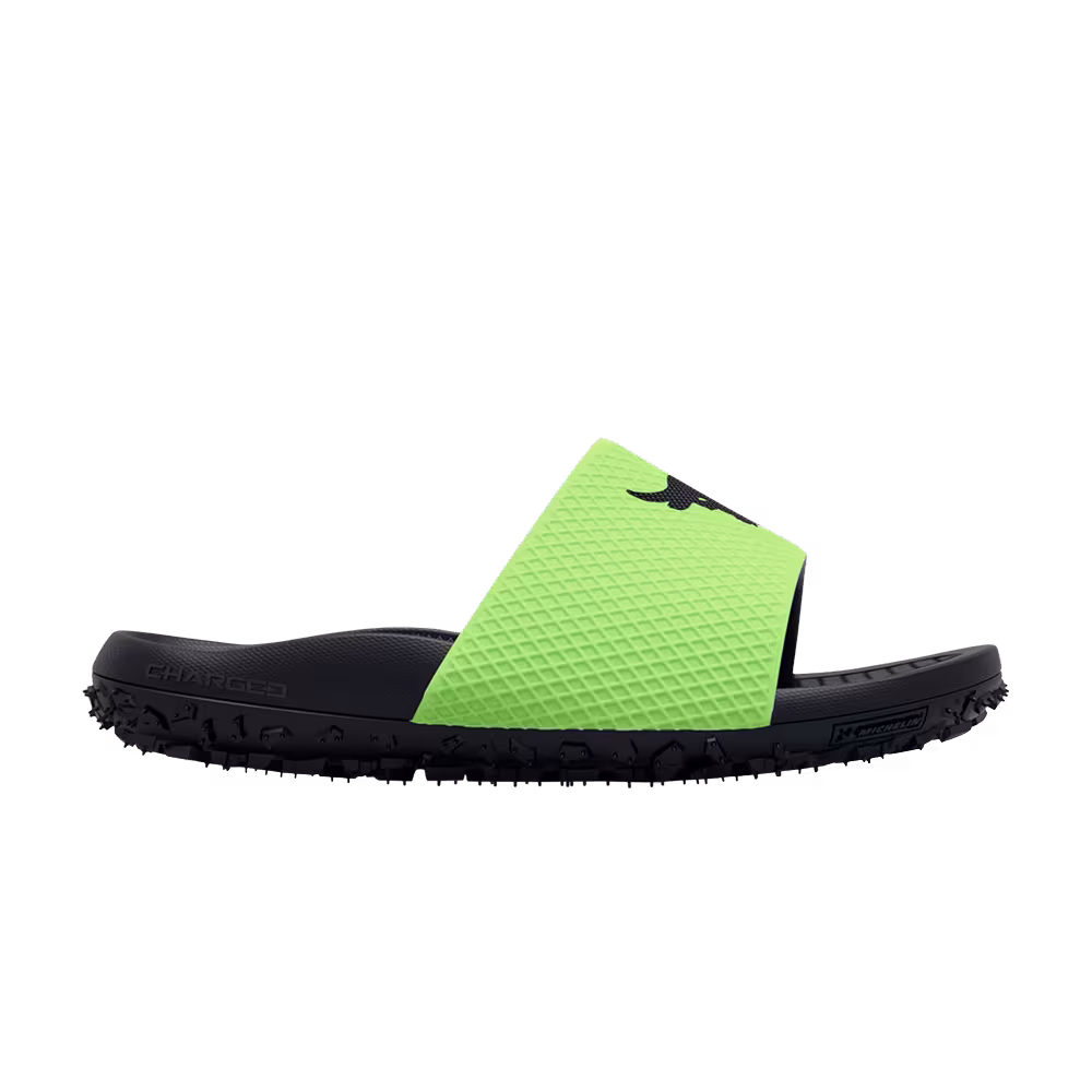 Under Armour Project Rock Slide Quirky Lime