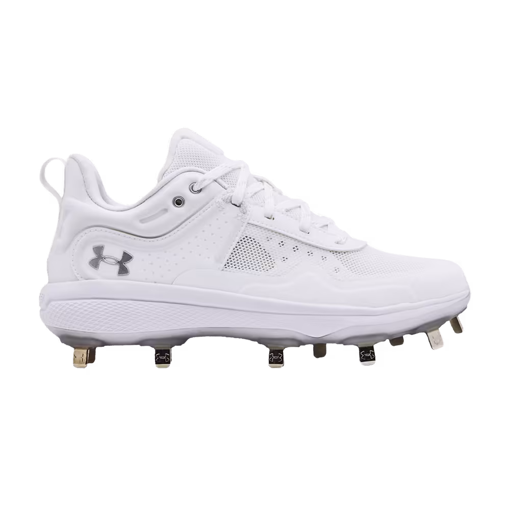 Under Armour Women's Glyde MT White Metallic Silver