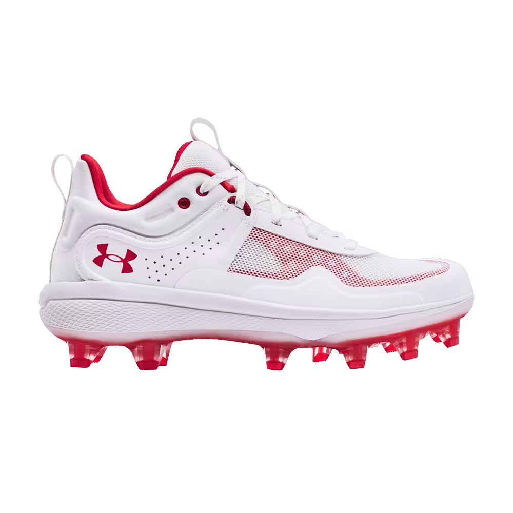 Under Armour Women's Glyde MT TPU White Red