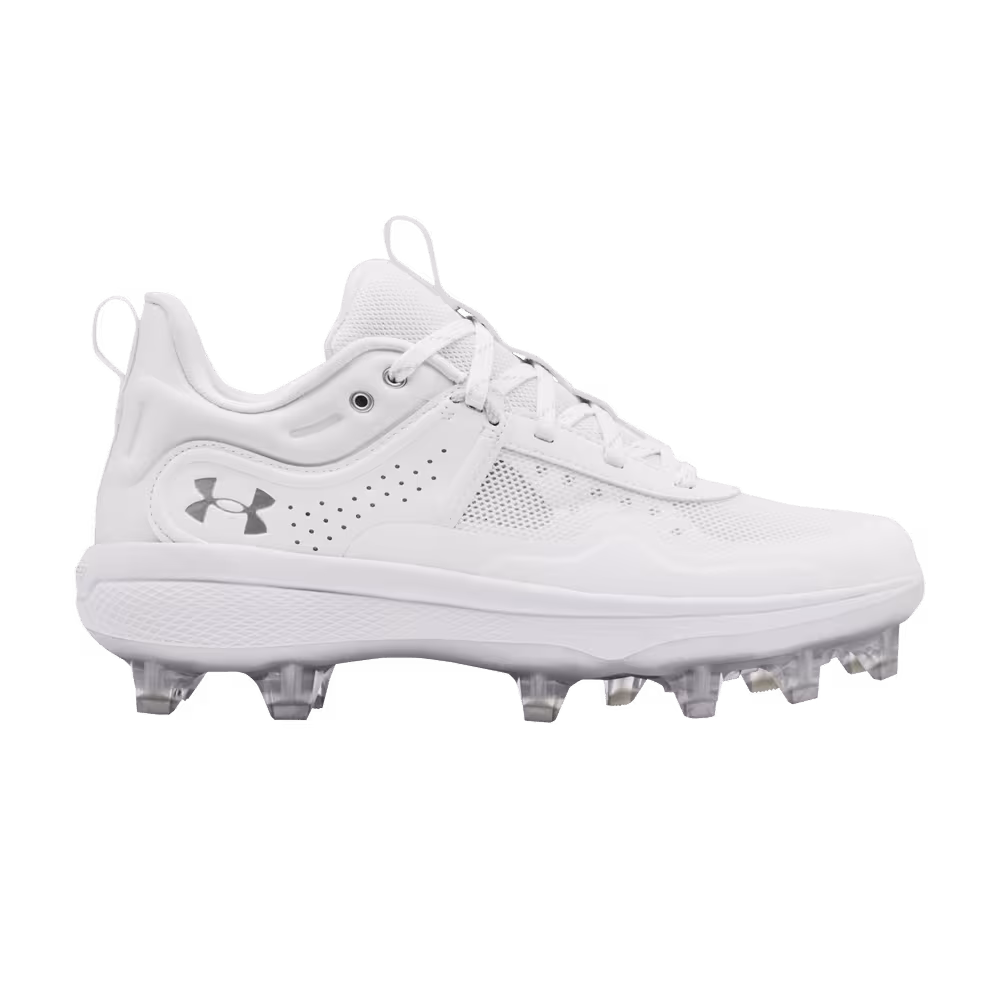 Under Armour Women's Glyde MT TPU White Metallic Silver