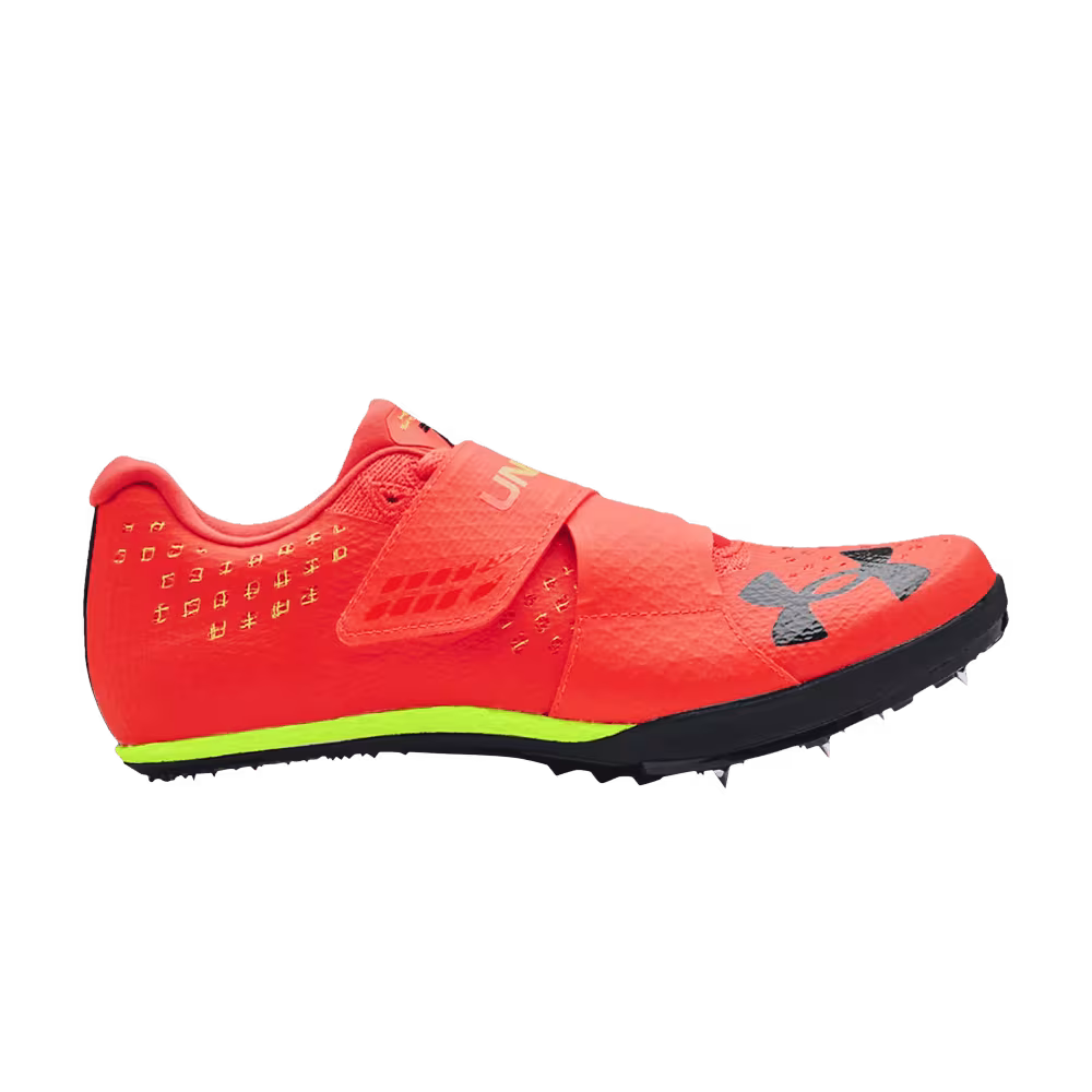Under Armour HOVR Skyline Long Jump Track Spikes Phoenix Fire