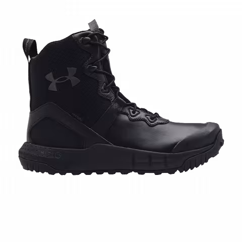 Under Armour Micro G Valsetz Leather 'Black Jet Grey'