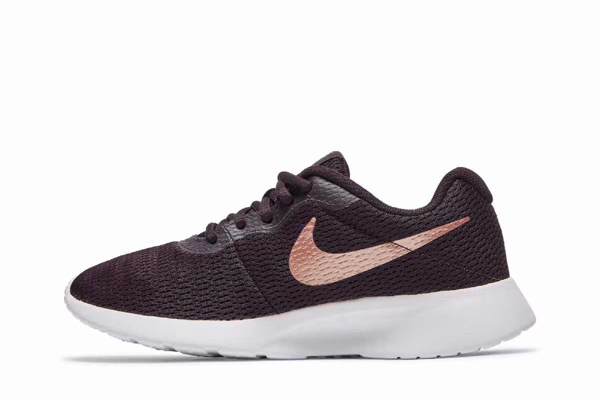 Nike Women's Tanjun Burgundy Ash, view 4