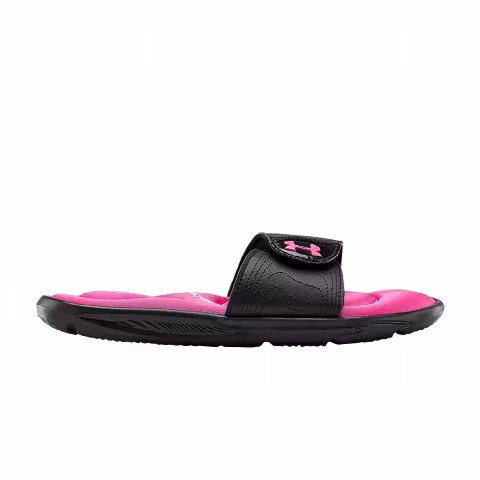 Under Armour Ignite 9 Slide GS 'Black Pink Surge'