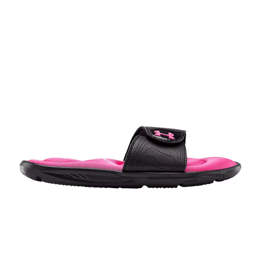 Under Armour Ignite 9 Slide GS Black Pink Surge