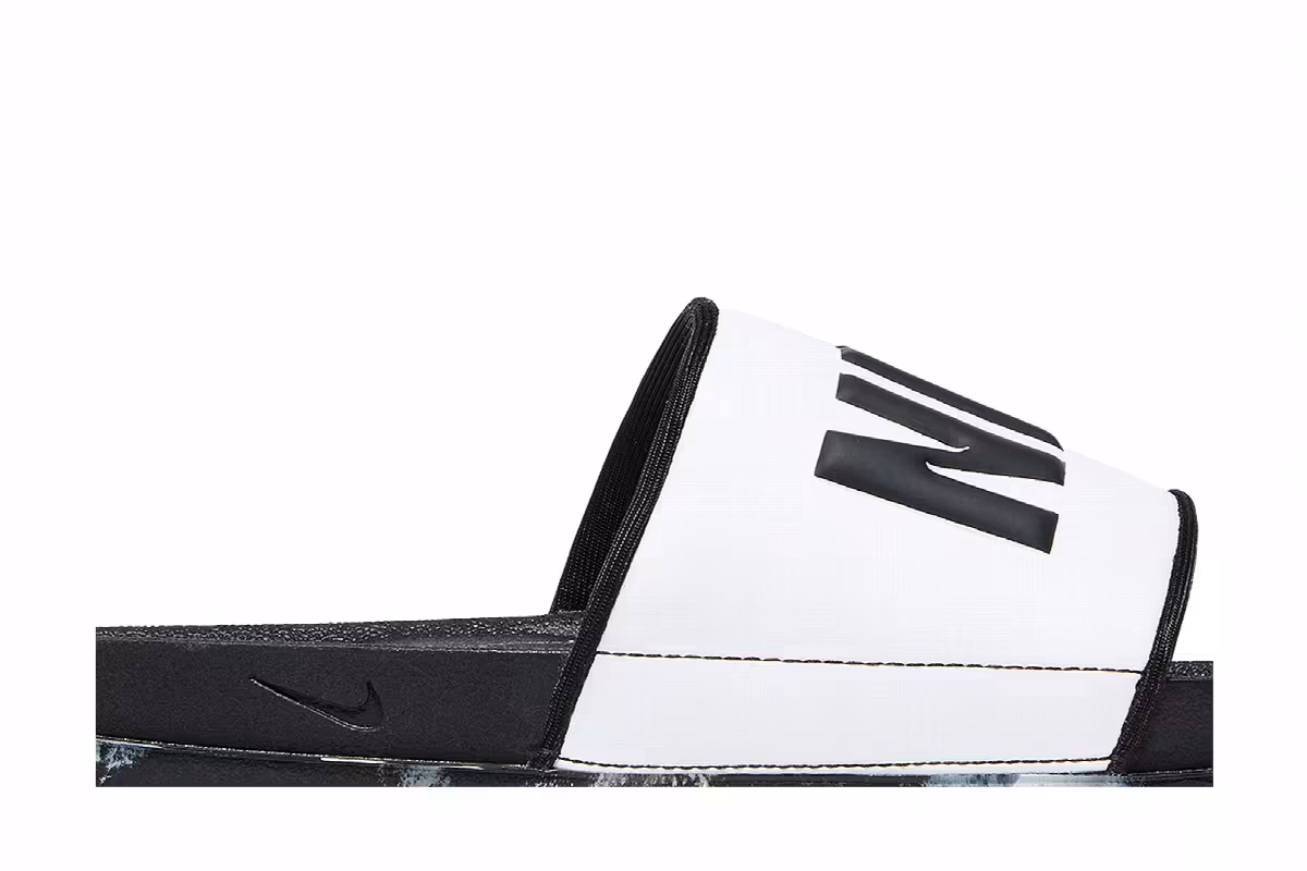 Nike Offcourt Slide Marble - Black White, view 3