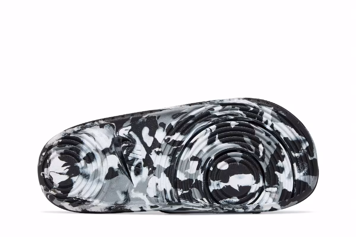 Nike Offcourt Slide Marble - Black White, view 5