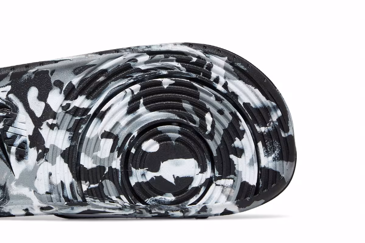 Nike Offcourt Slide Marble - Black White, view 6