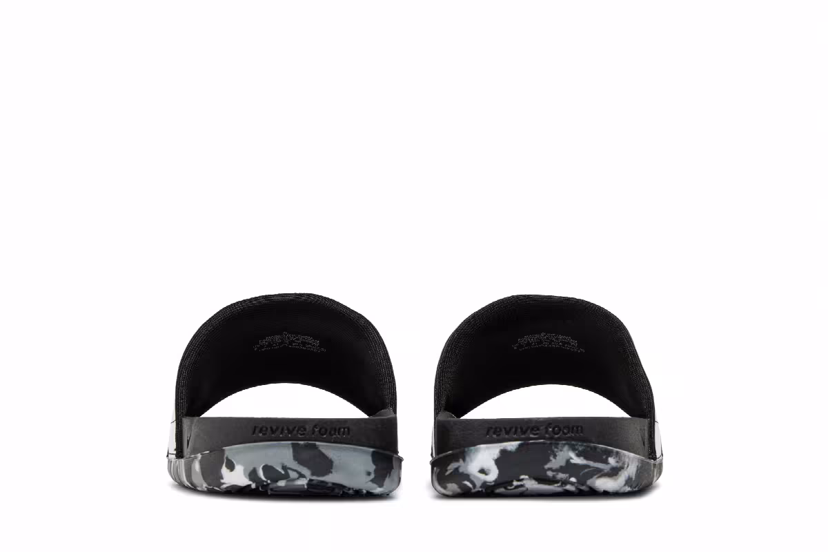 Nike Offcourt Slide Marble - Black White, view 7