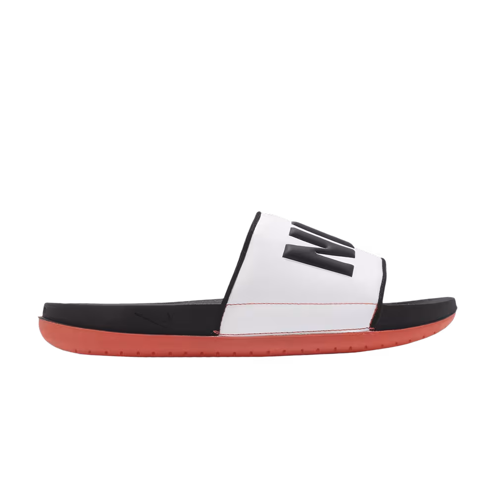 Nike Offcourt Slide White Turf Orange