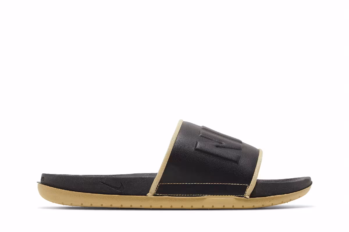 Nike Offcourt Slide Black Wheat Grass, view 2