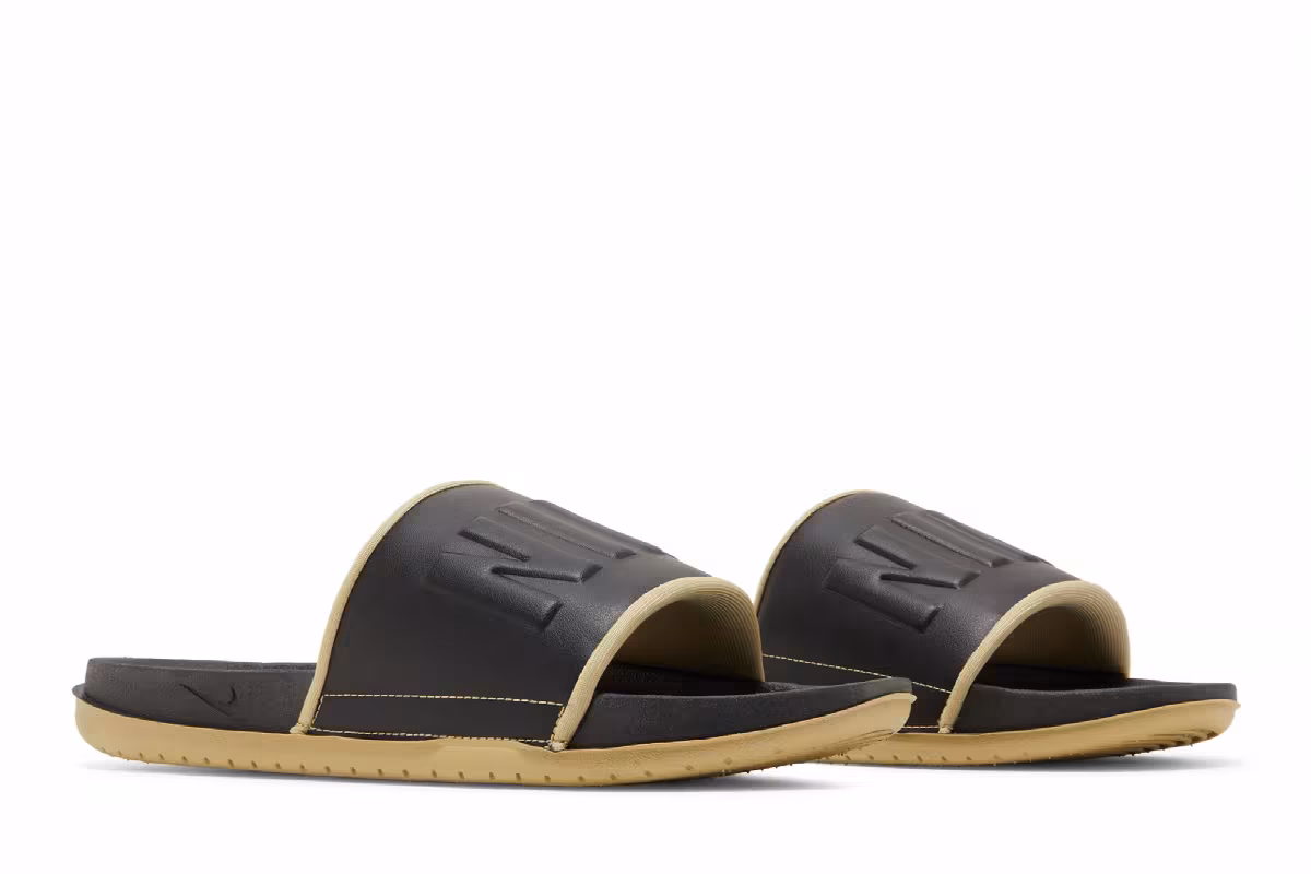 Nike Offcourt Slide Black Wheat Grass, view 9