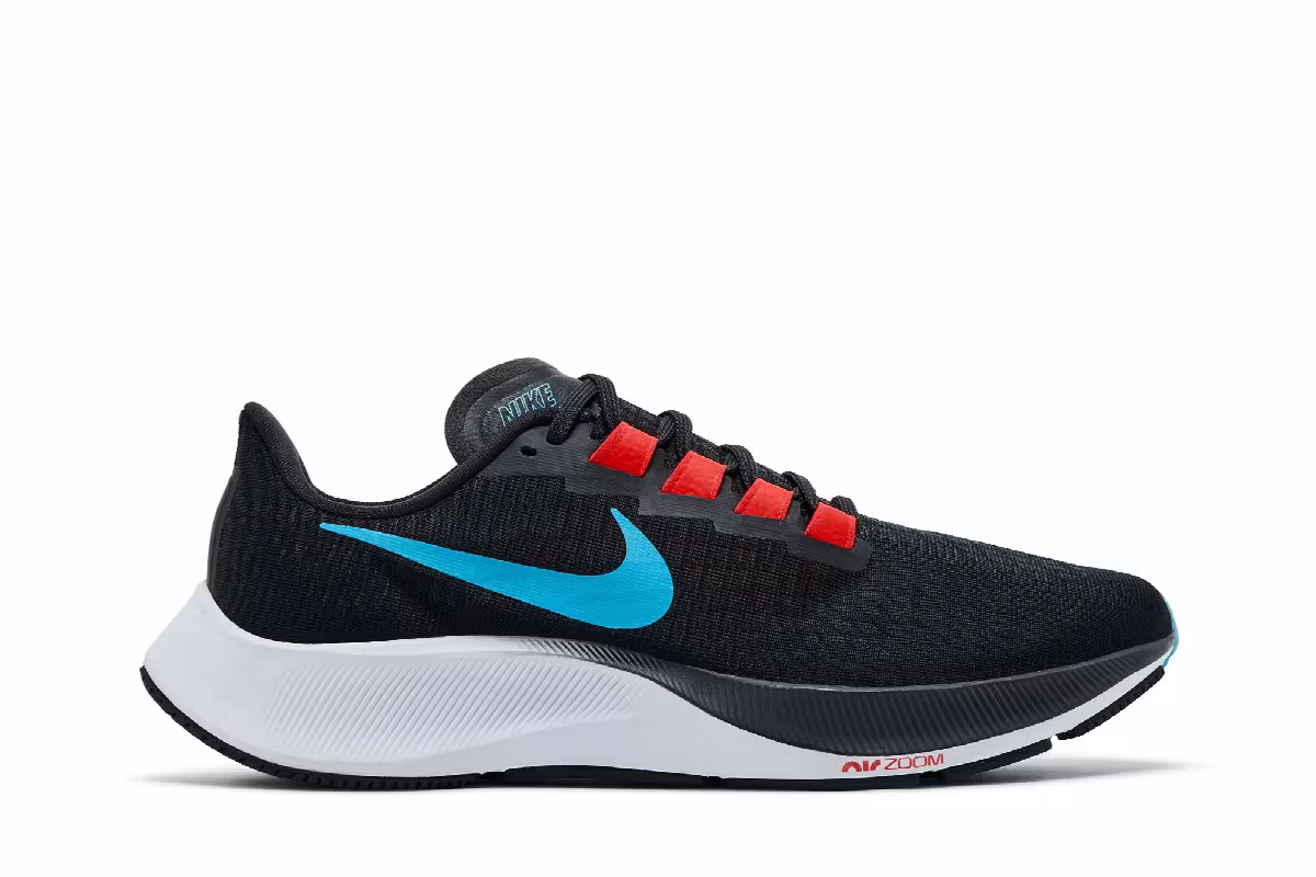 Nike Air Zoom Pegasus 37 Off Noir Light Blue Fury, view 2