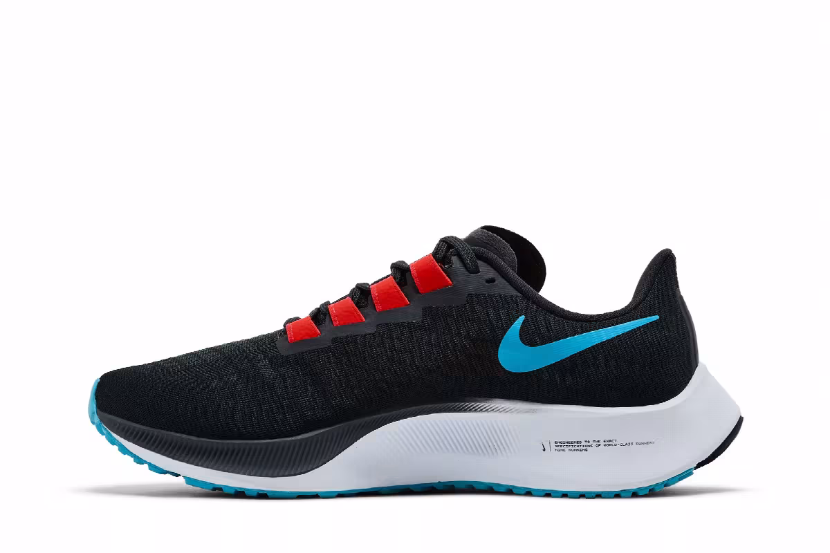 Nike Air Zoom Pegasus 37 Off Noir Light Blue Fury, view 4