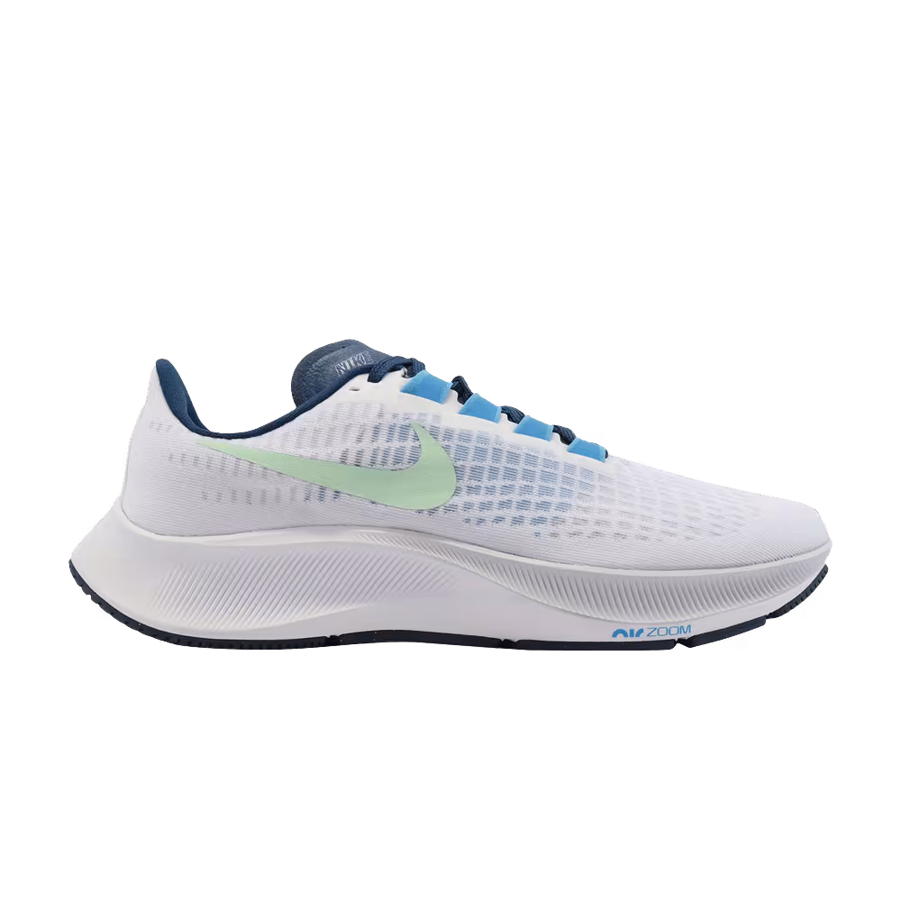 Nike Air Zoom Pegasus 37 White Blue Cucumber
