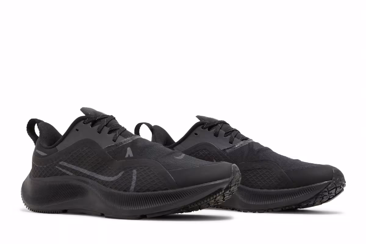 Nike Women's Air Zoom Pegasus 37 Shield Black Anthracite, view 9