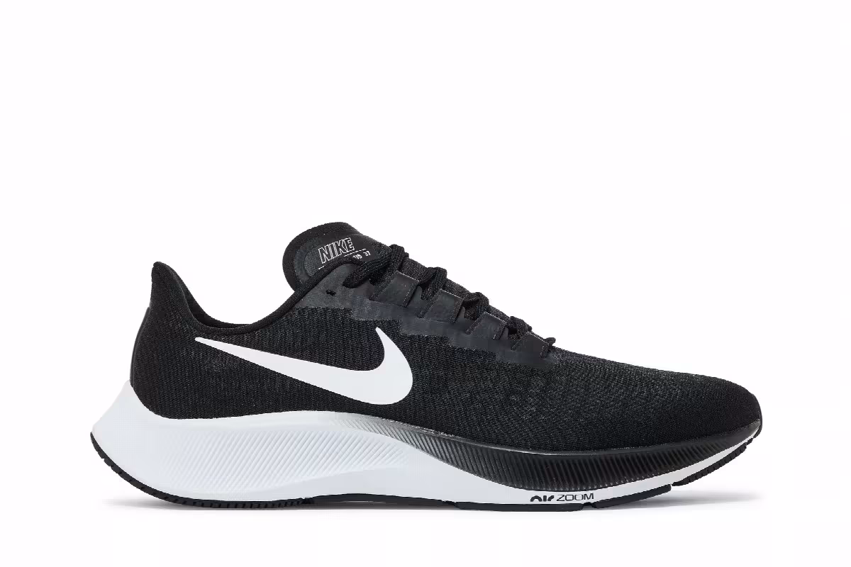 Nike Air Zoom Pegasus 37 TB Black White, view 2