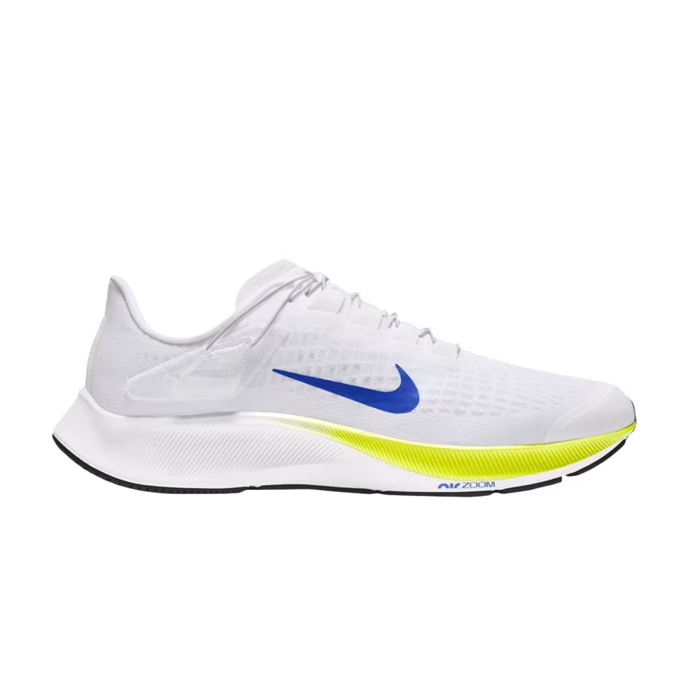 Nike Air Zoom Pegasus 37 FlyEase White Racer Blue Cyber
