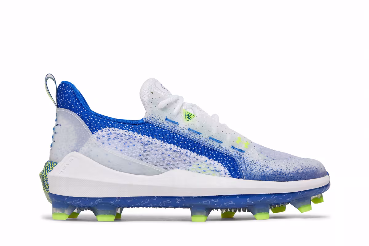 Under Armour Harper 6 Elite TPU White Team Royal, view 2
