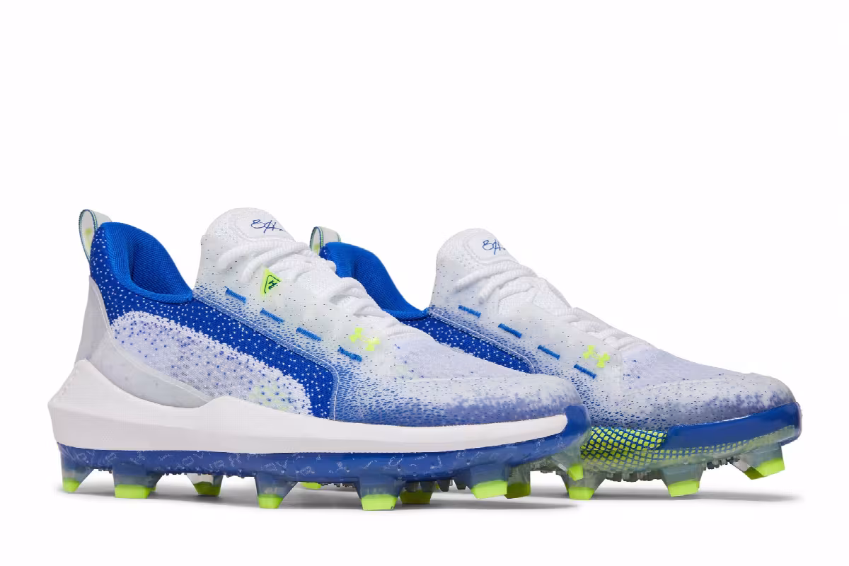Under Armour Harper 6 Elite TPU White Team Royal, view 9