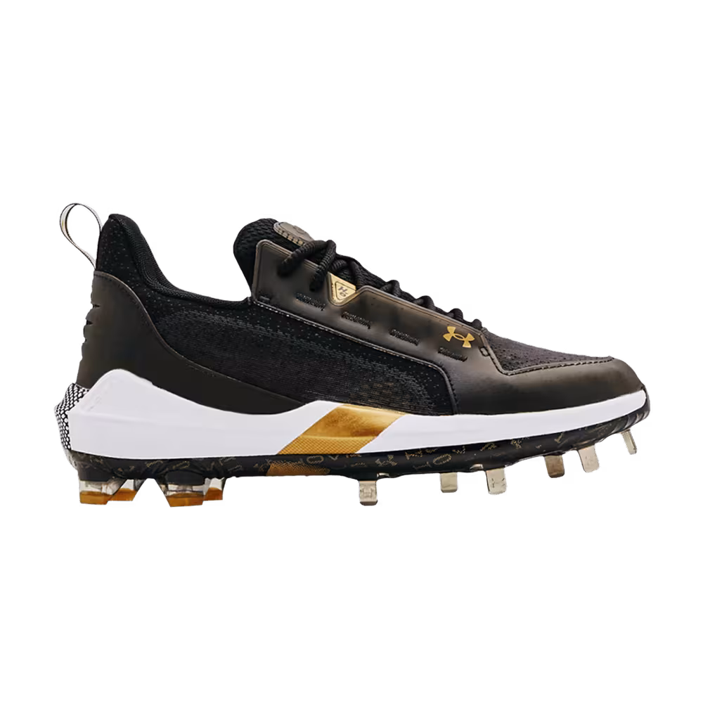 Under Armour Harper 6 Low ST Black Metallic Gold
