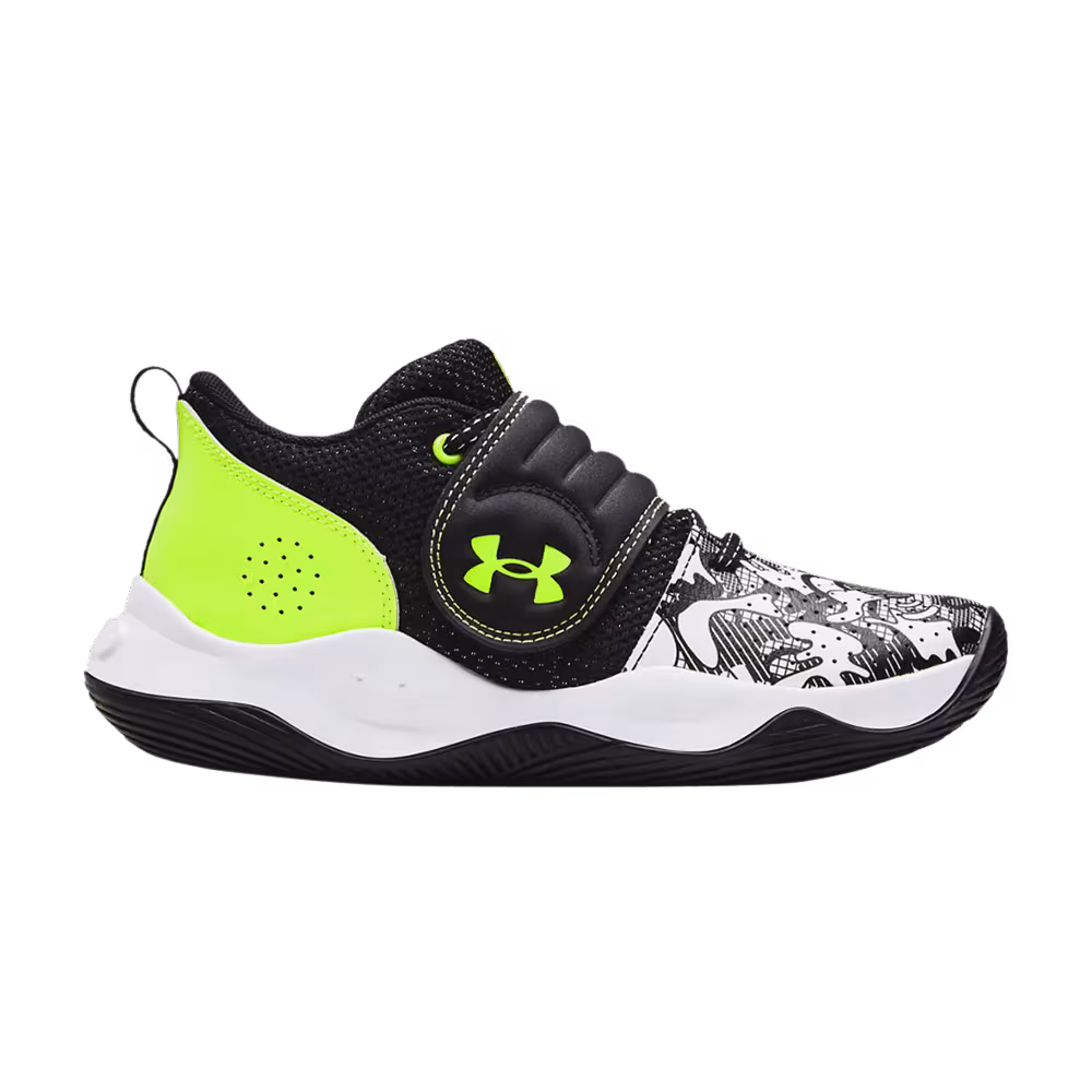 Under Armour Zone BB GS Colorshift - White Black