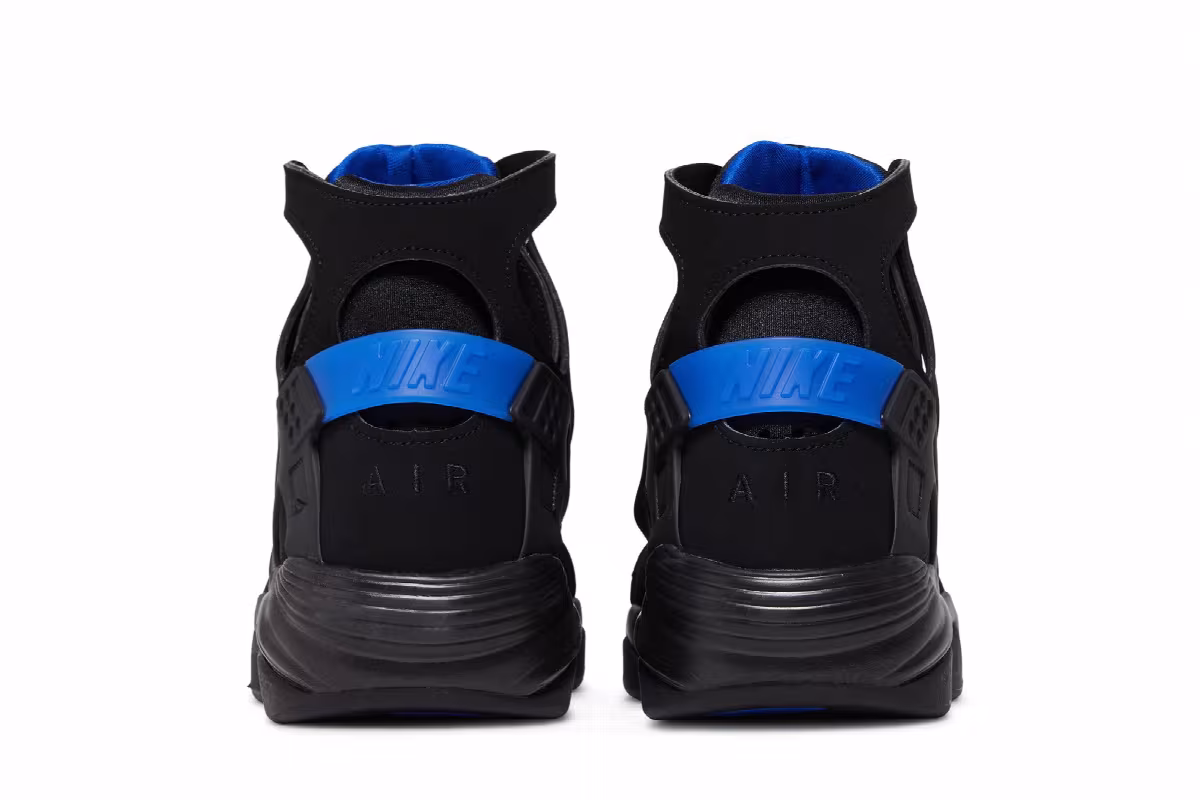 Nike Air Flight Huarache Black Lyon Blue 2023, view 7