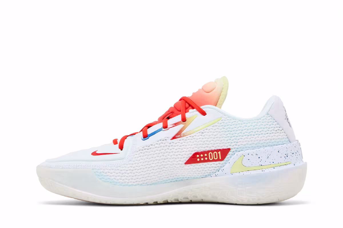Dylan Harper x Nike GT Cut 1 Titan White Star Blue Chile, view 4