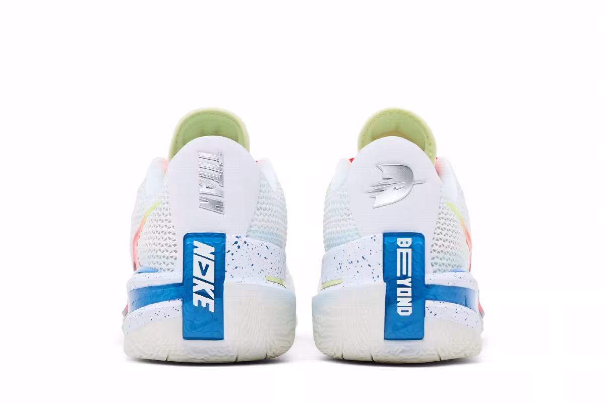 Dylan Harper x Nike GT Cut 1 Titan White Star Blue Chile, view 7