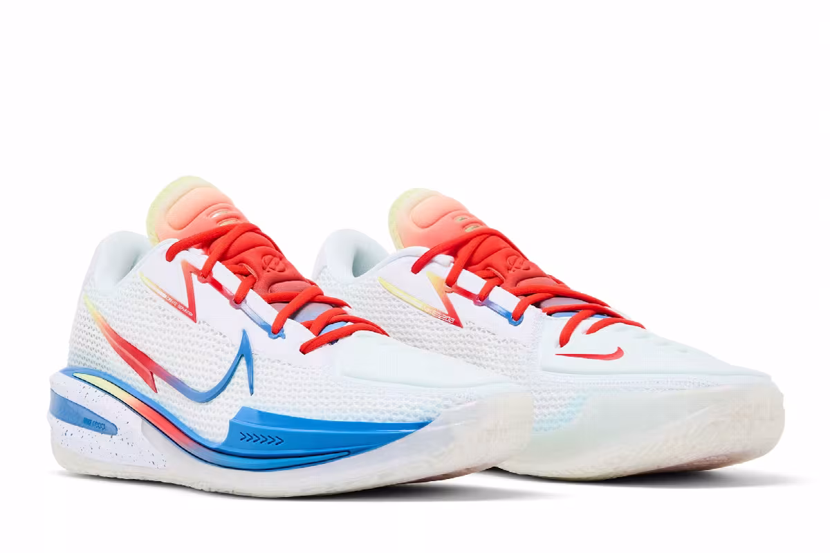 Dylan Harper x Nike GT Cut 1 Titan White Star Blue Chile, view 9