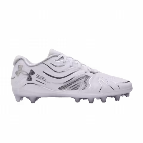 Under Armour Command MC Lacrosse 'White Metallic Silver'