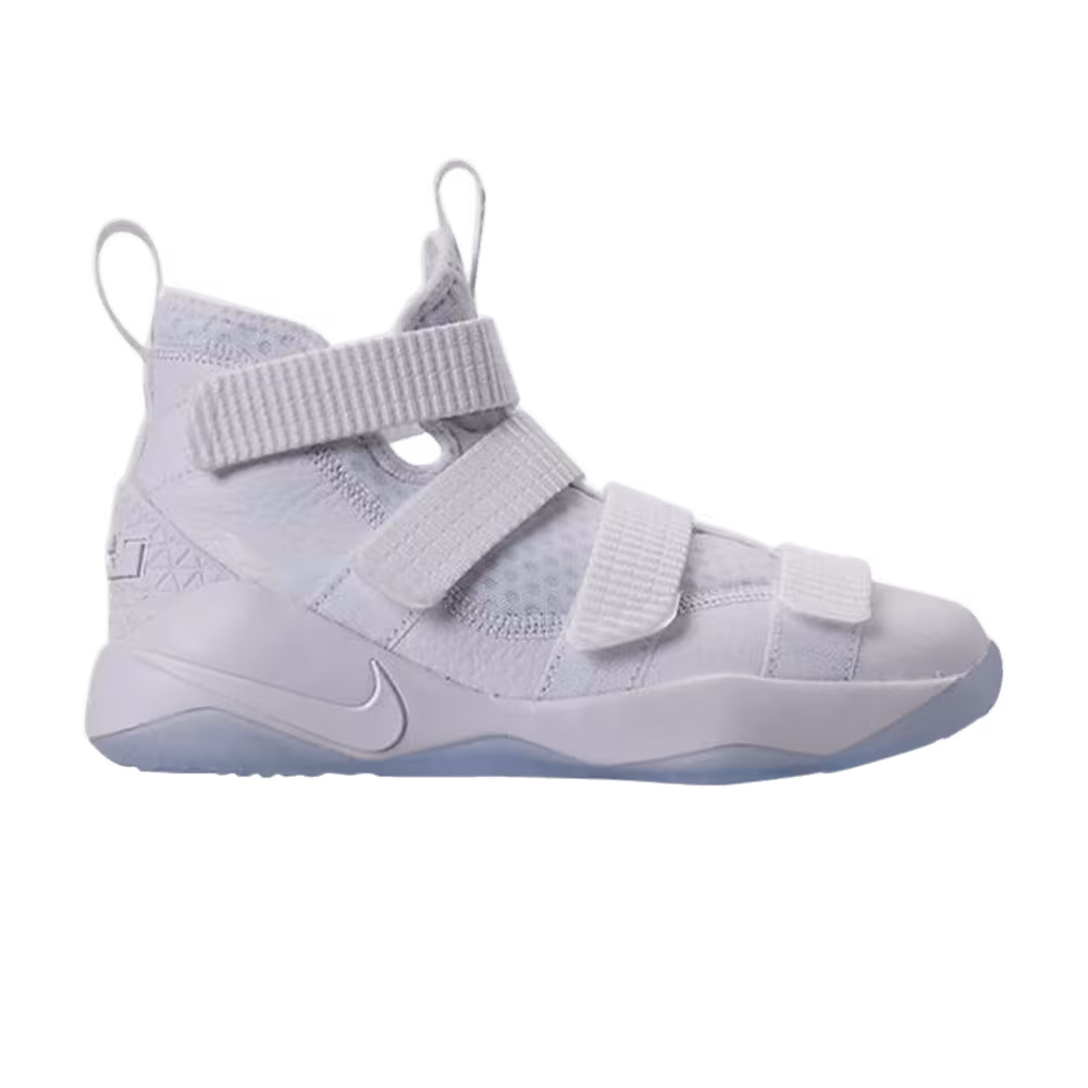 Nike LeBron Soldier 11 GS Triple White