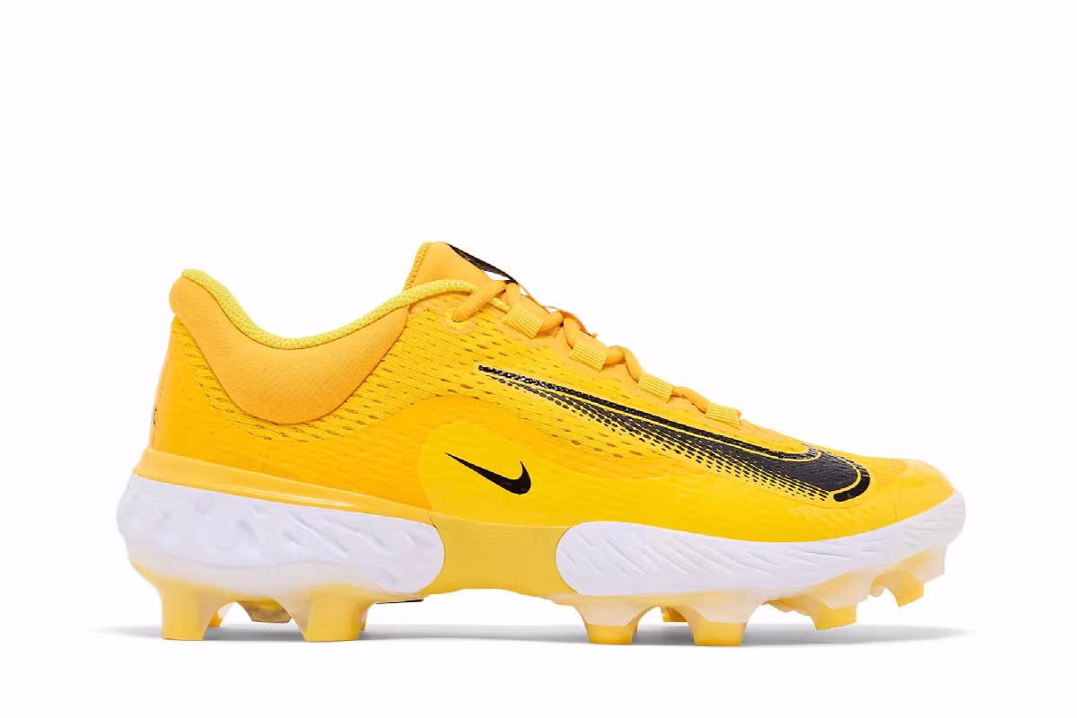Nike Alpha Huarache Elite 4 Low MCS Amarillo Black, view 2