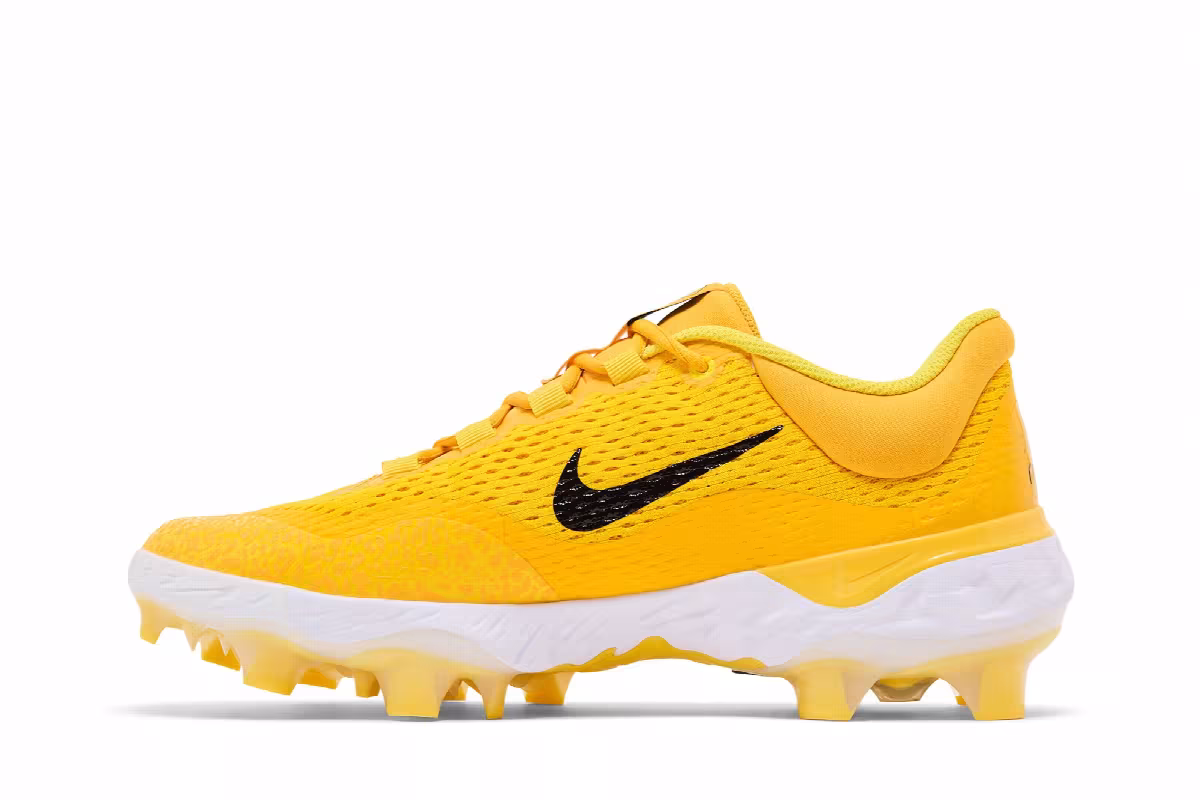 Nike Alpha Huarache Elite 4 Low MCS Amarillo Black, view 4