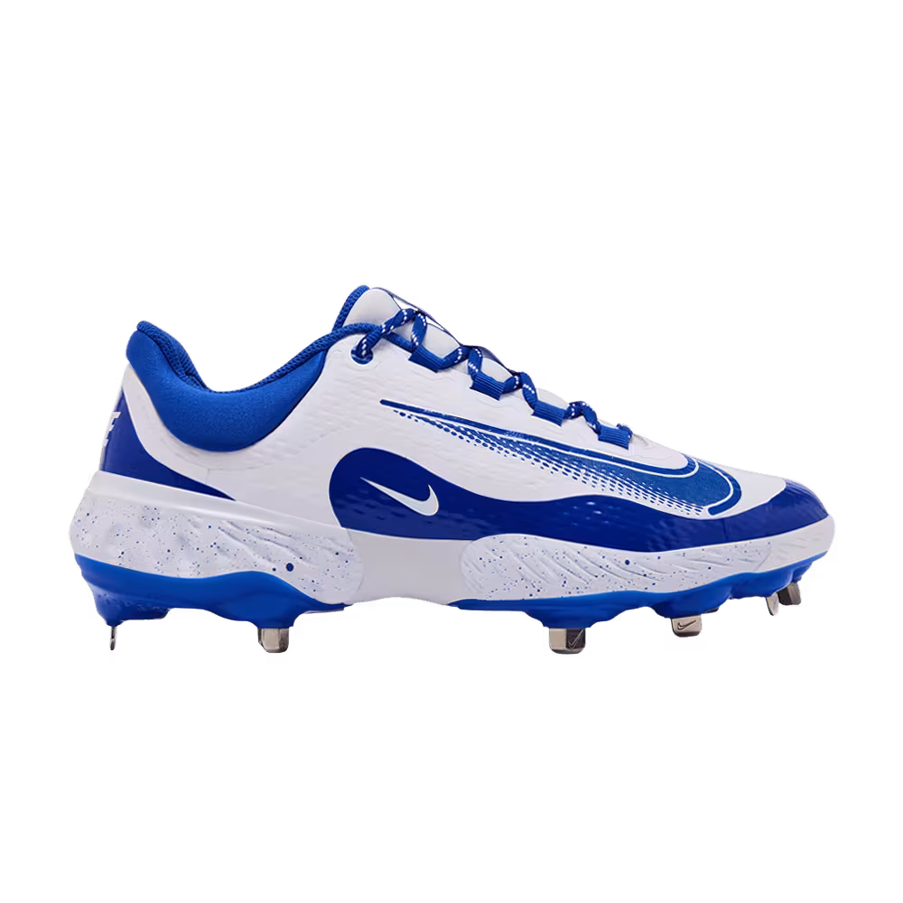 Nike Alpha Huarache Elite 4 Low White Hyper Royal