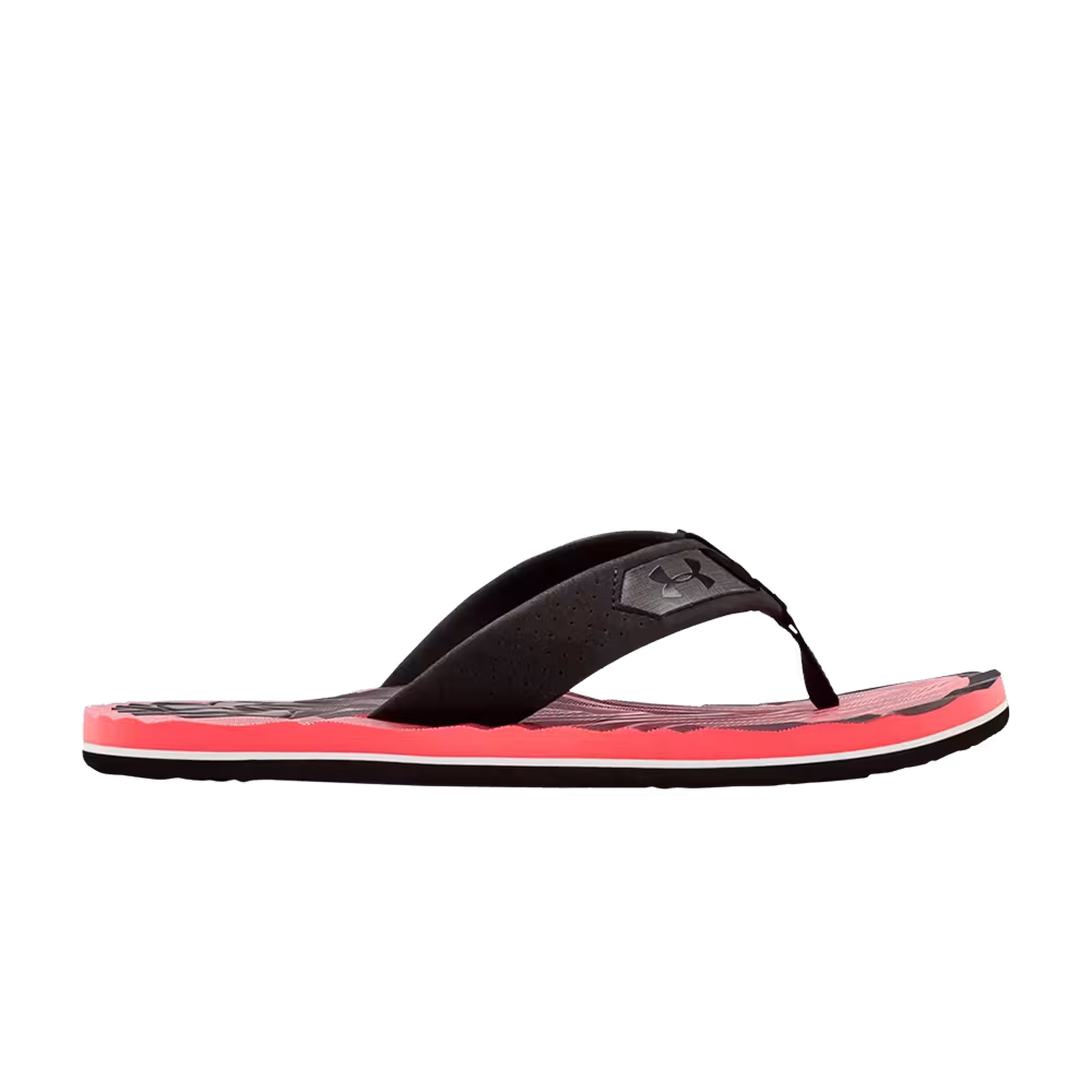 Under Armour Marathon Key 4 Sandal Black Beta