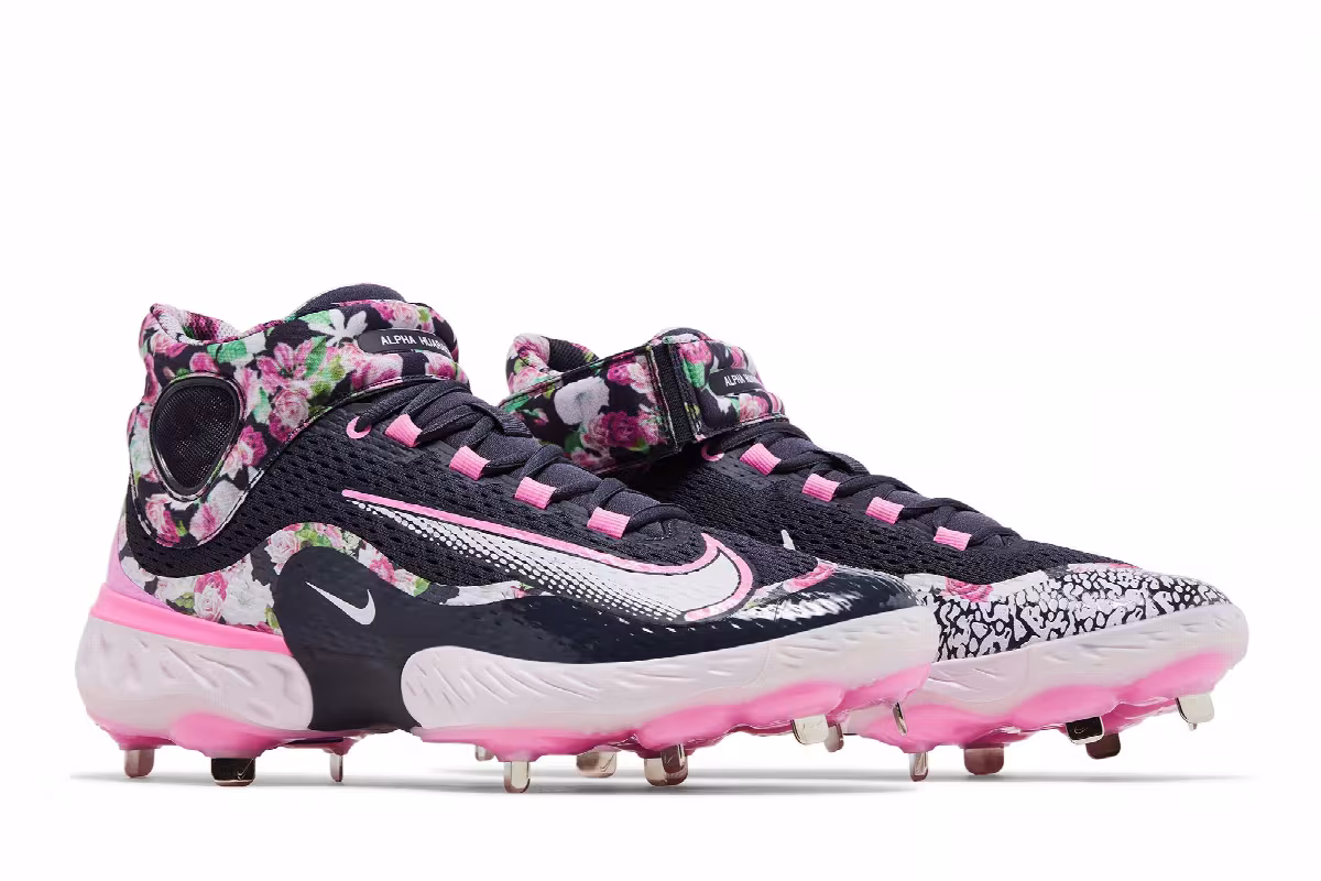 Nike Alpha Huarache Elite 4 Mid Mother's Day, view 9