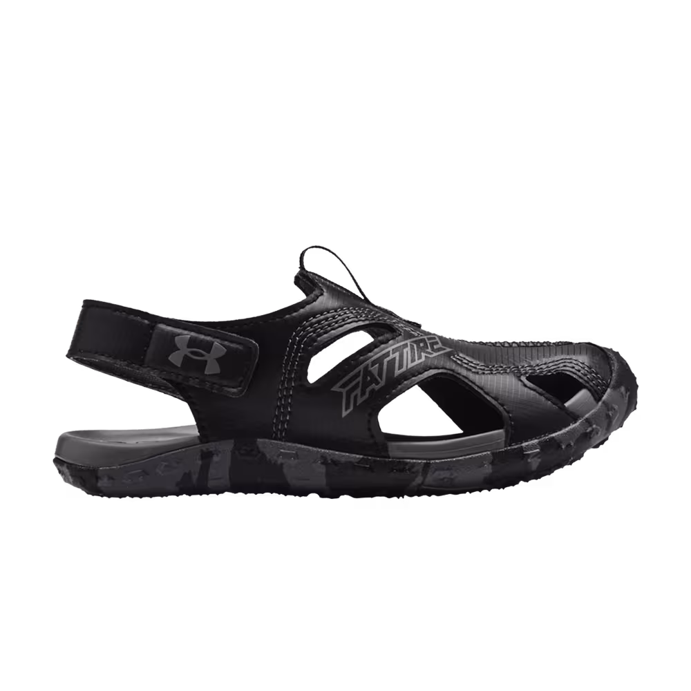 Under Armour Fat Tire Defender Sandal PS Black Camo