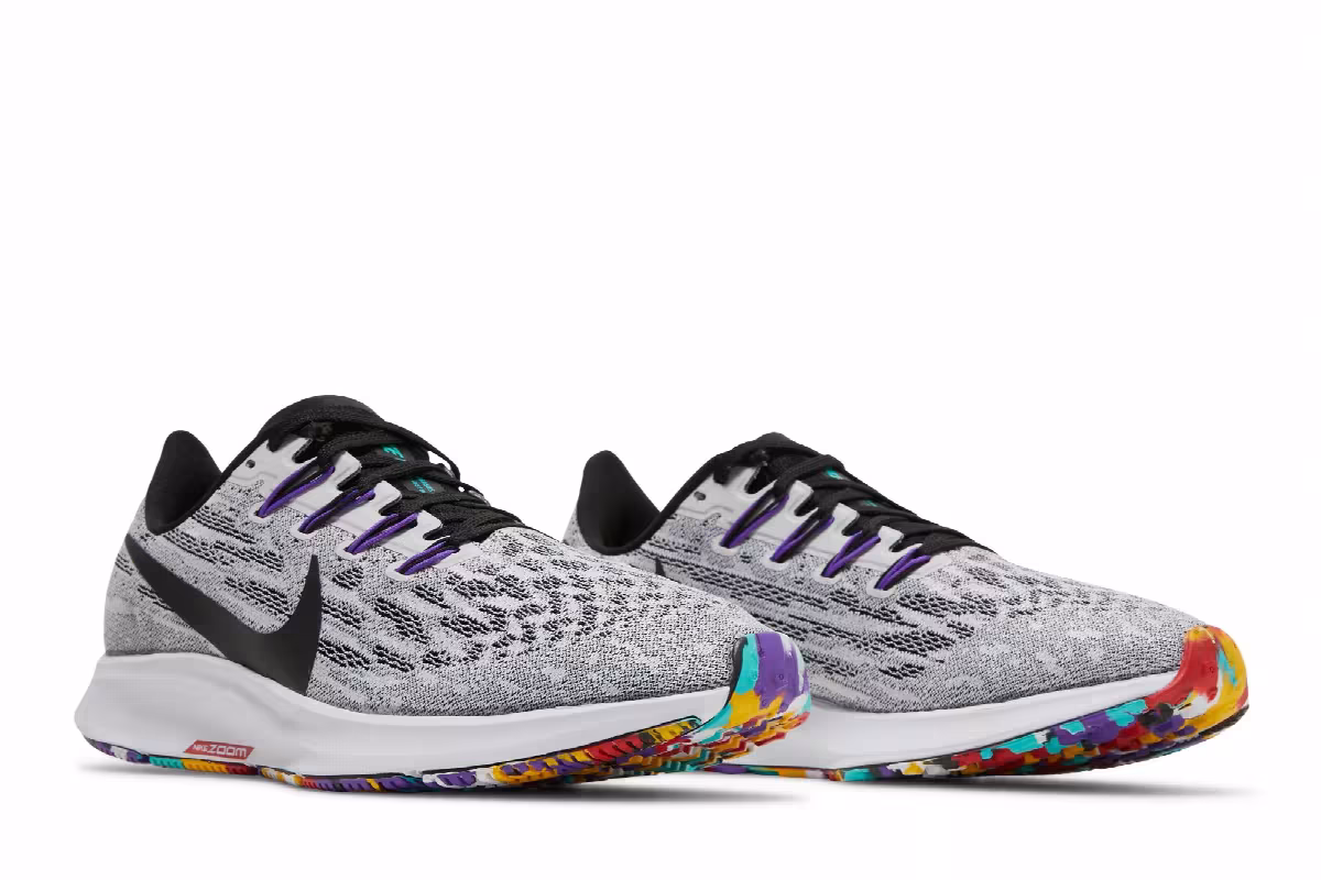 Nike Air Zoom Pegasus 36 White Hyper Grape, view 9