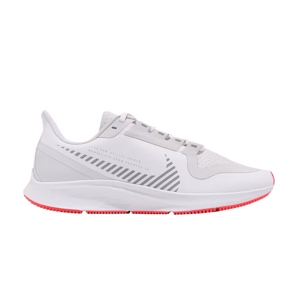 Nike Women's Air Zoom Pegasus 36 Shield White Metallic Silver
