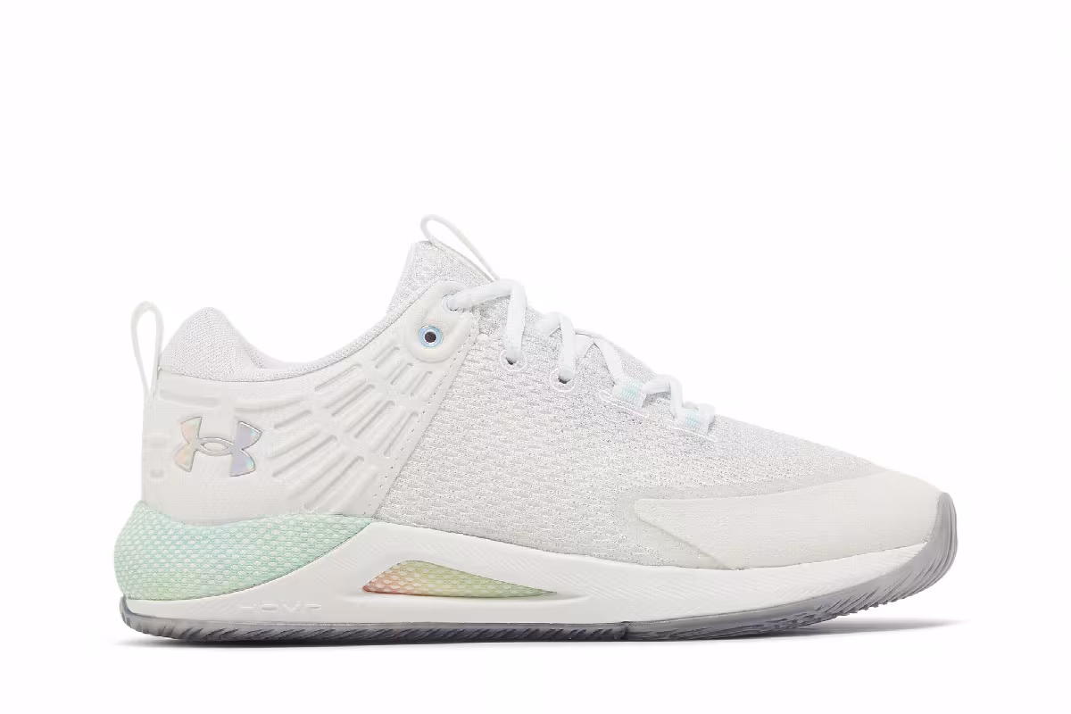 Under Armour Women's HOVR Block City White Breeze, view 2