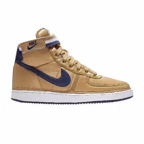 Nike Vandal High Supreme 'Gold and Navy'