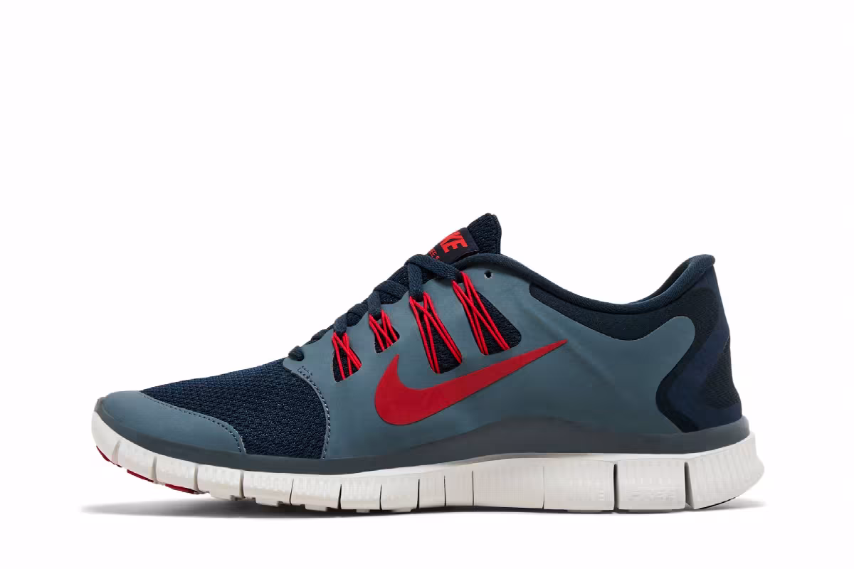 Nike Free 5.0+ Armory Navy Challenge Red, view 4