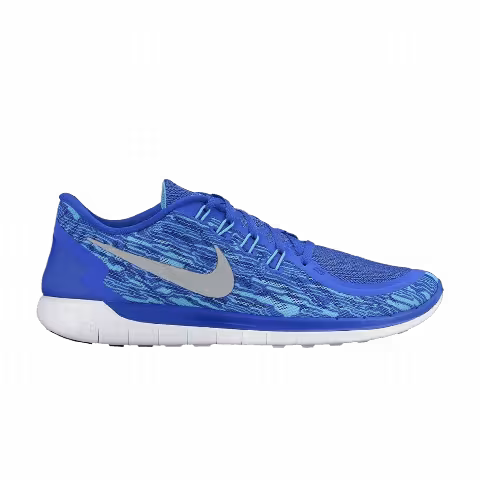 Nike Free 5.0 Print 'Racer Blue Reflective Silver'