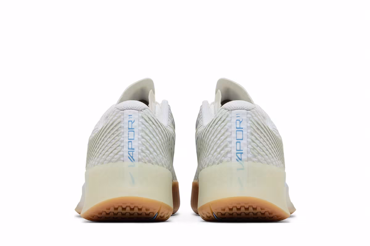 NikeCourt Air Zoom Vapor 11 HC White Light Blue Gum, view 7