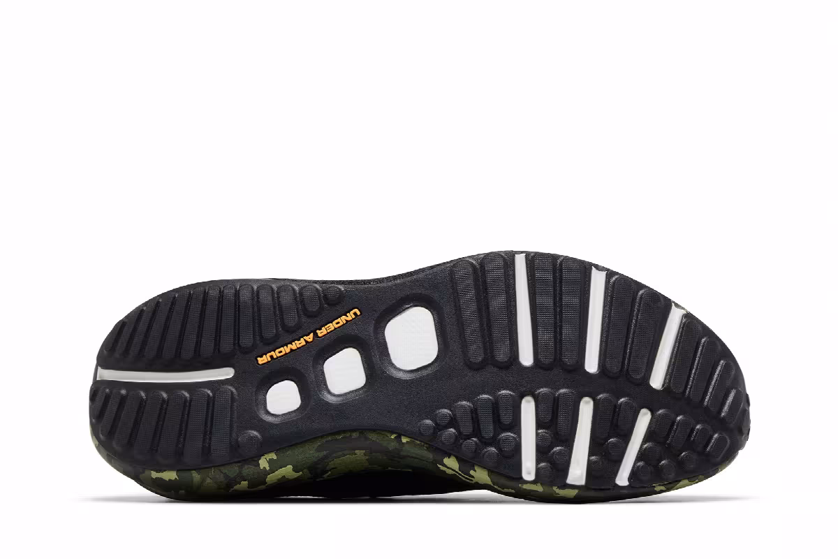 Under Armour HOVR Phantom 3 SE Printed Black Marine Green Camo, view 5