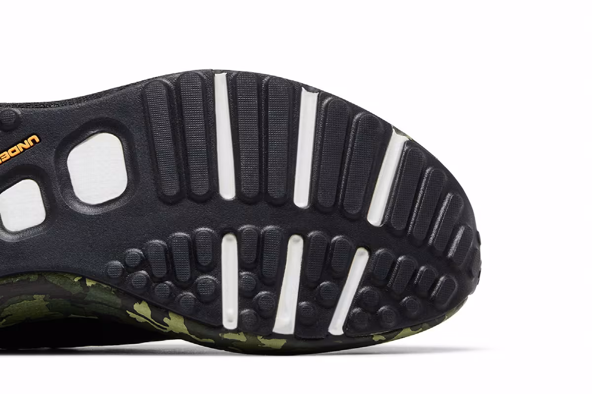Under Armour HOVR Phantom 3 SE Printed Black Marine Green Camo, view 6
