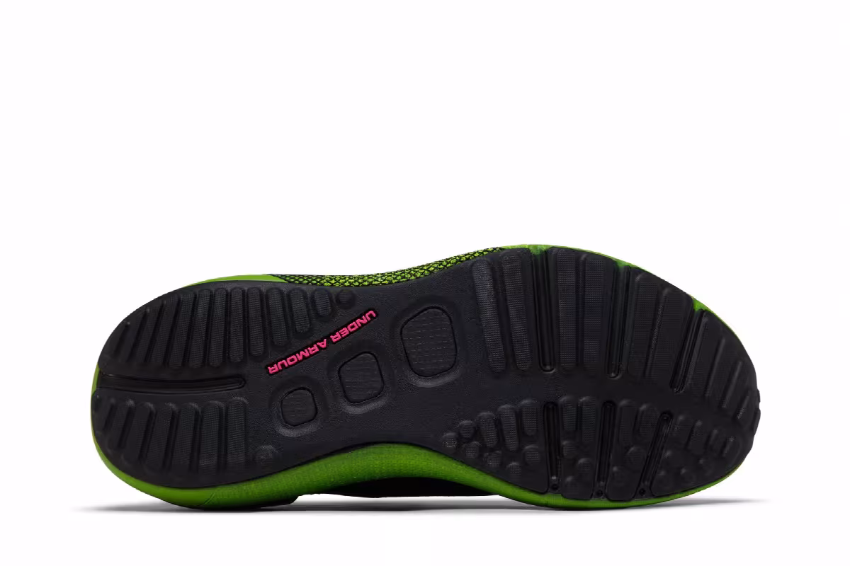 Under Armour HOVR Phantom 3 Amp Black Lime Surge, view 5