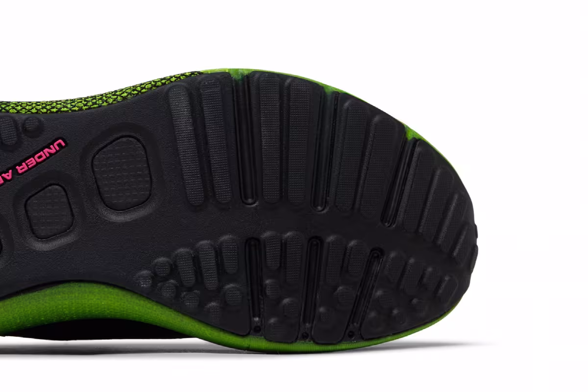 Under Armour HOVR Phantom 3 Amp Black Lime Surge, view 6